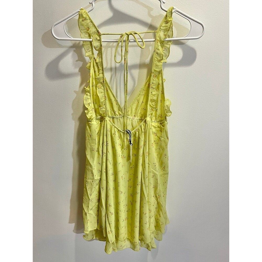 NEW Anthropologie Floral Mini Dress Dainty Soft Girl Fairy Ethereal Coquette Med - Picture 5 of 9